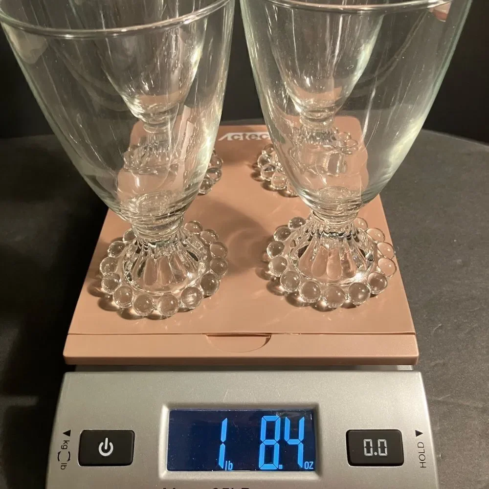Imperial Glass Candlewick Goblets Set of 4‎